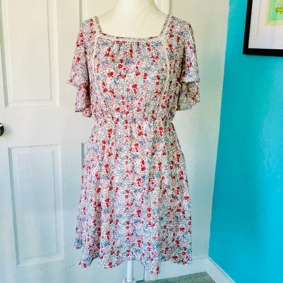 Sienna Sky Floral Summer Mini Dress (size S) - Picture 2 of 10